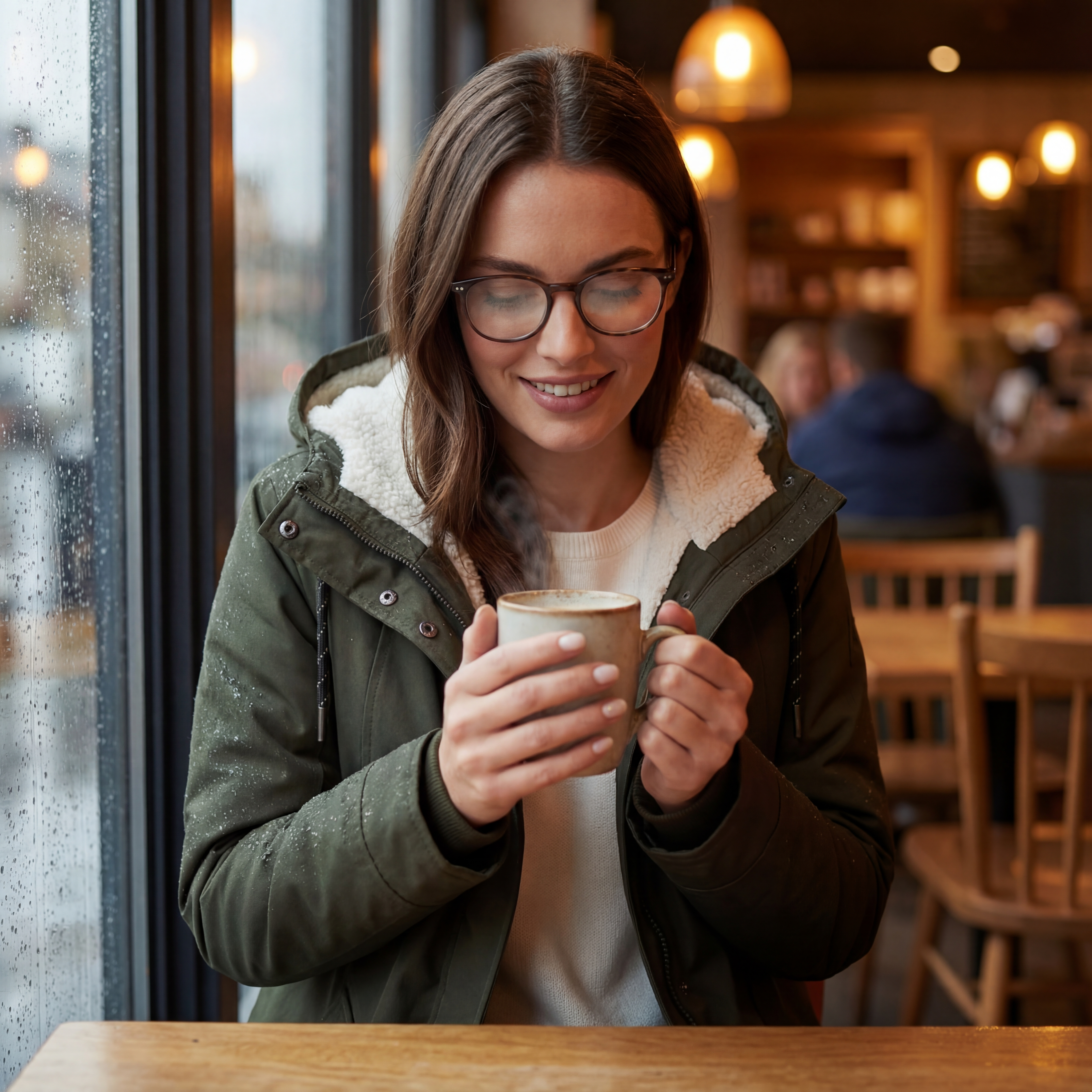 Havholm | Dame Lang Vandtæt Vinterfrakke med Fleecefor