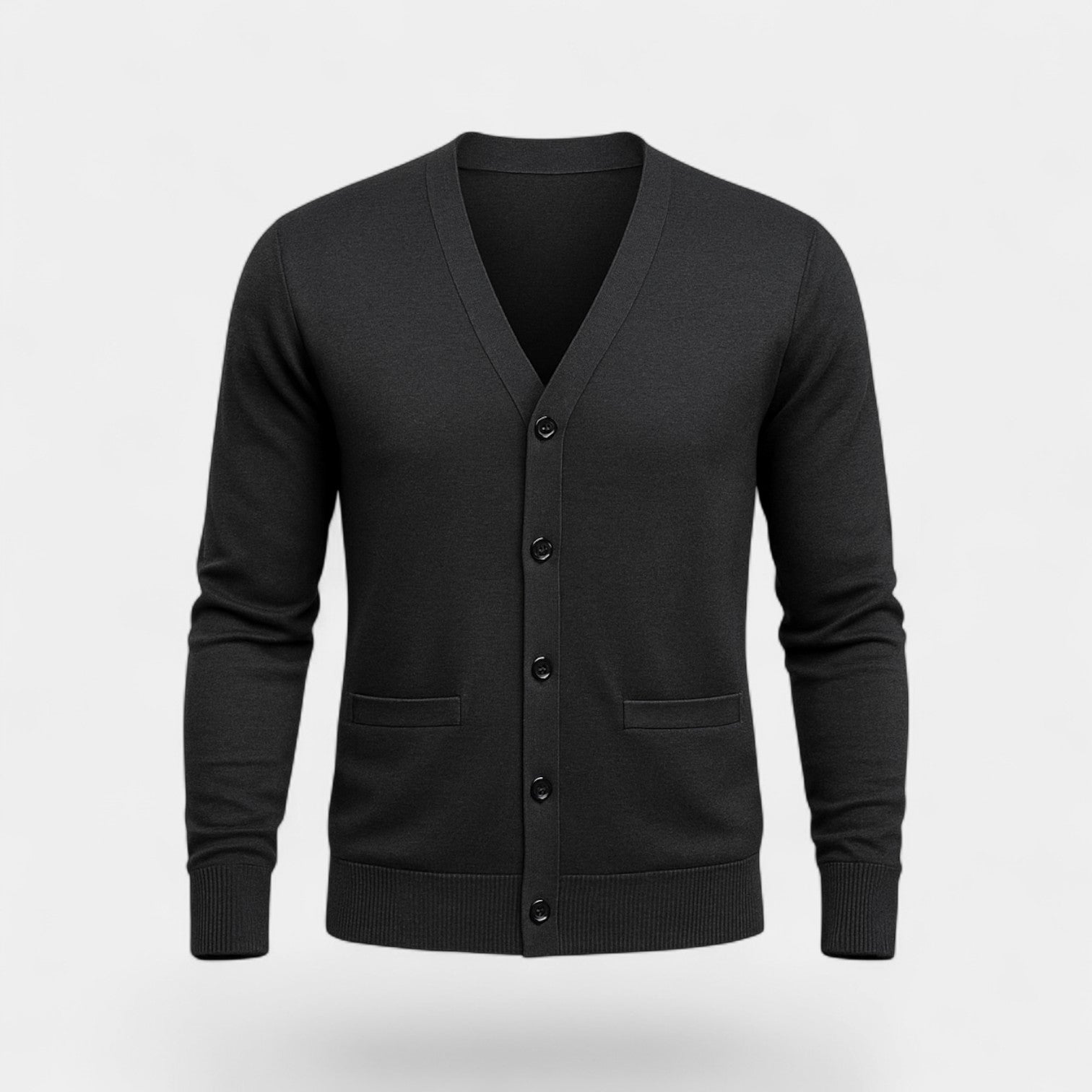 Havholm | Herre Langærmet Slim Fit Strikket Cardigan