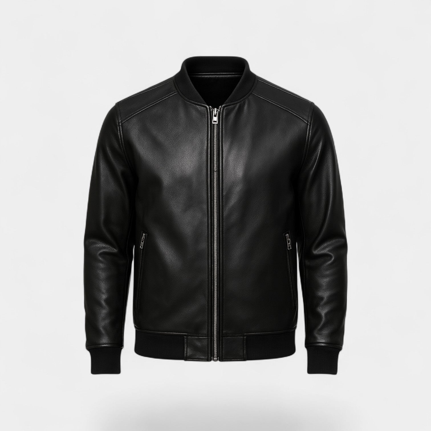 Havholm | Herre Minimalistisk Læderjakke