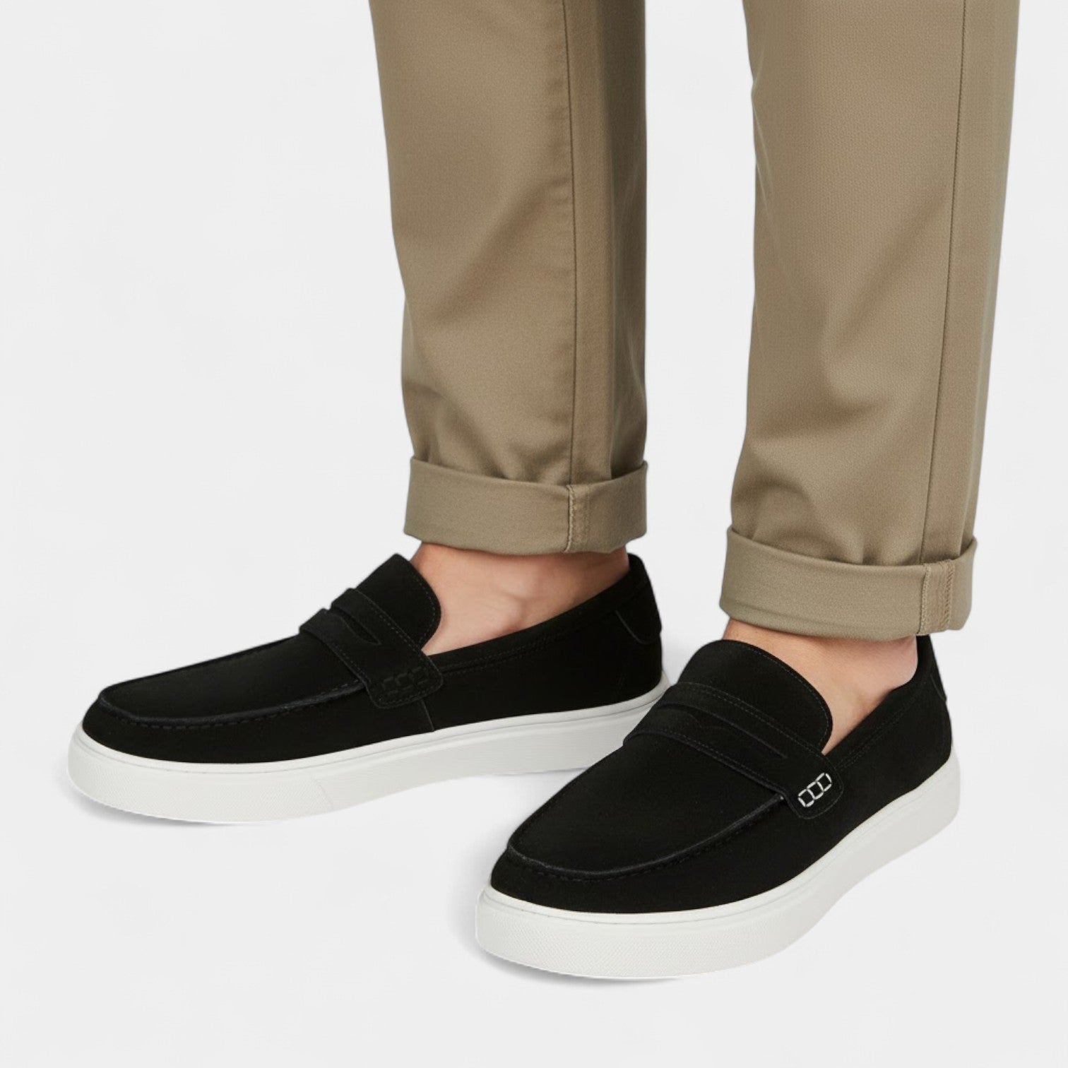 Havholm | Herre ruskinds slip-on casual sneakers
