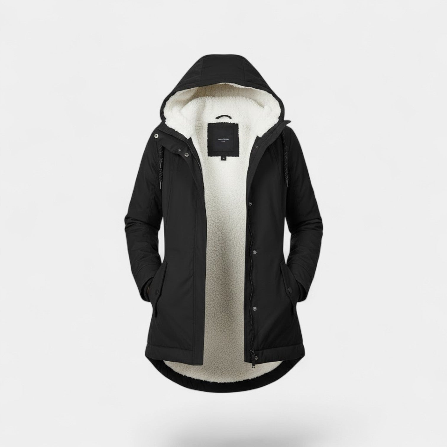 Havholm | Dame Lang Vandtæt Vinterfrakke med Fleecefor