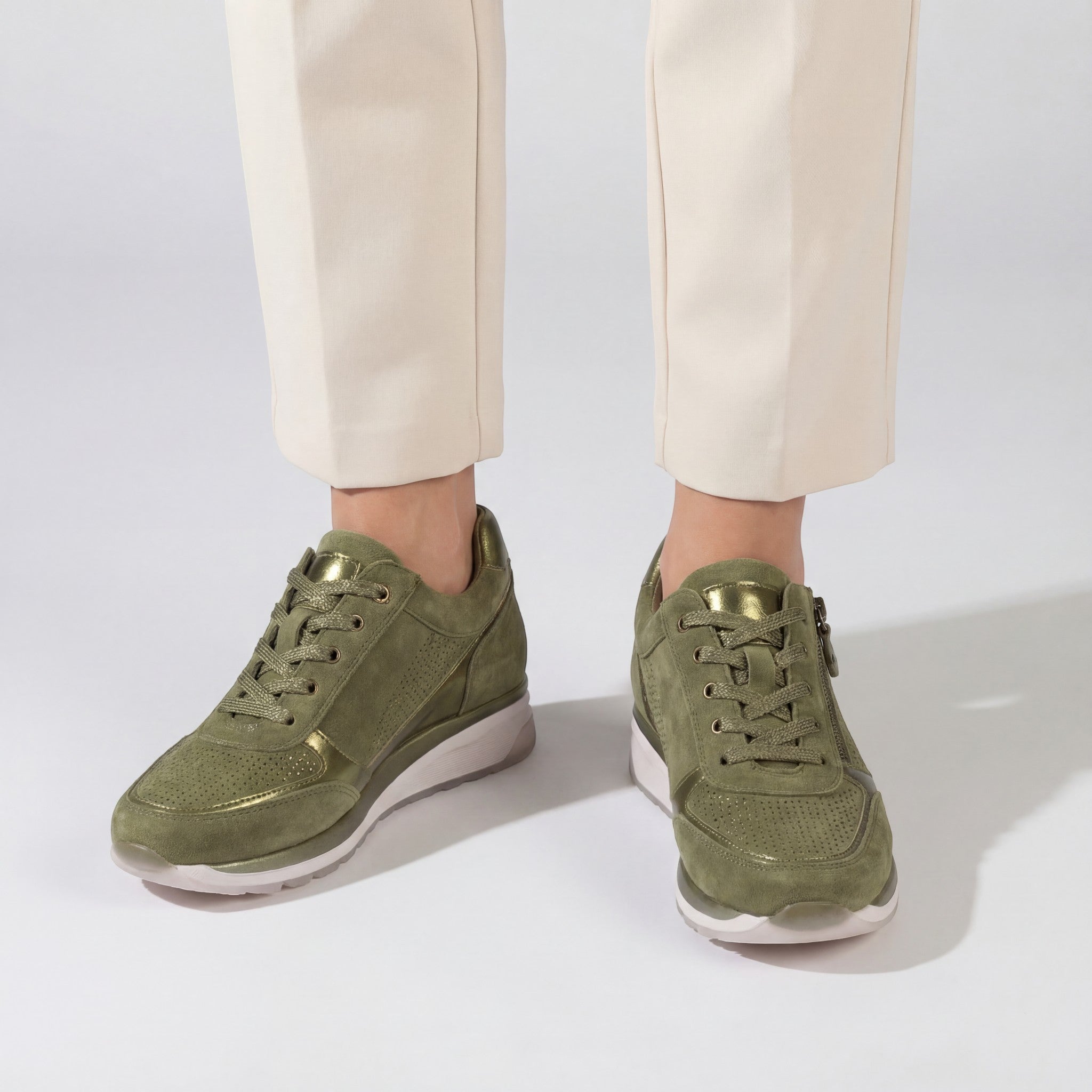 Havholm | Dame Læder Platform Sneakers