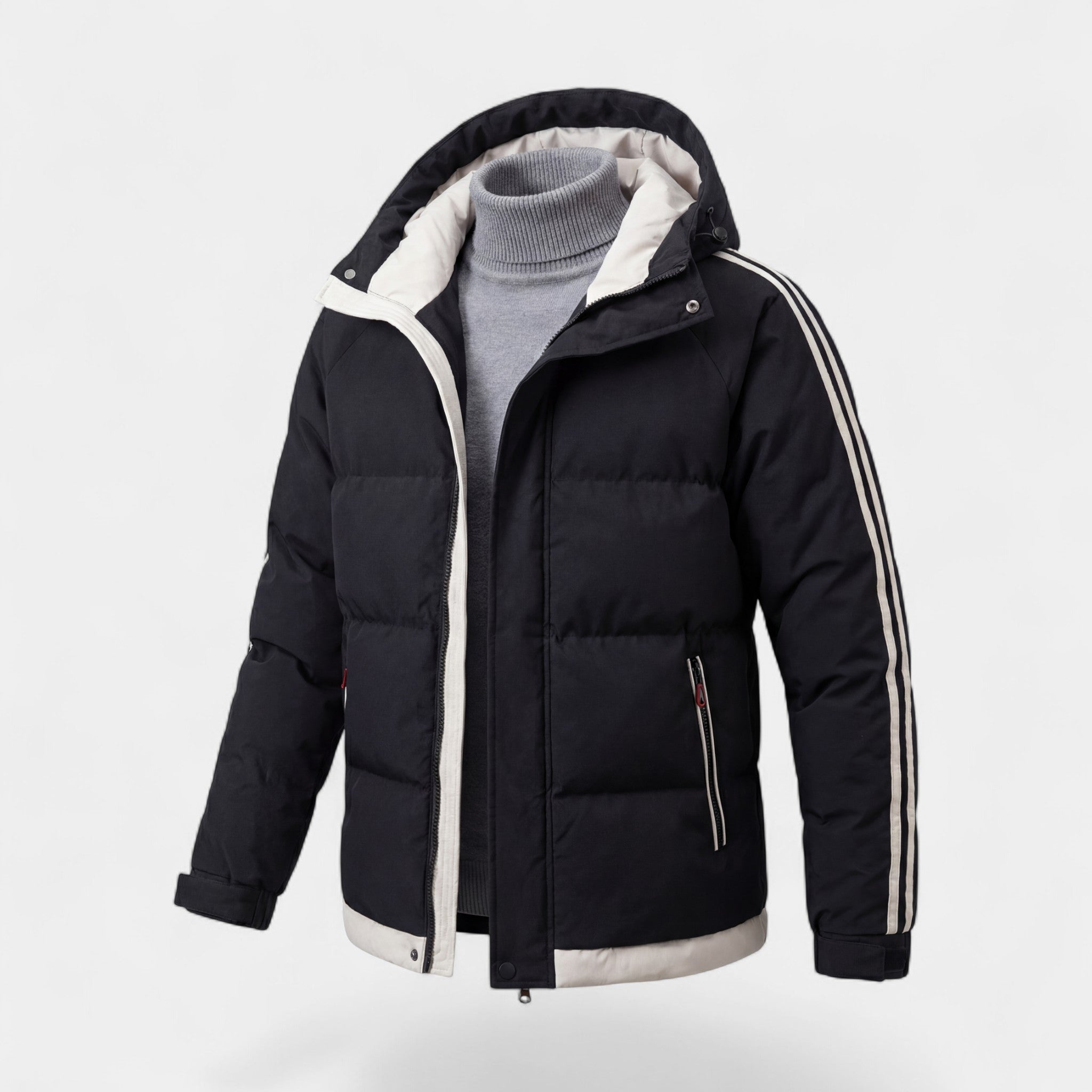 Havholm | Glat Polstret Vinterjakke til Mænd