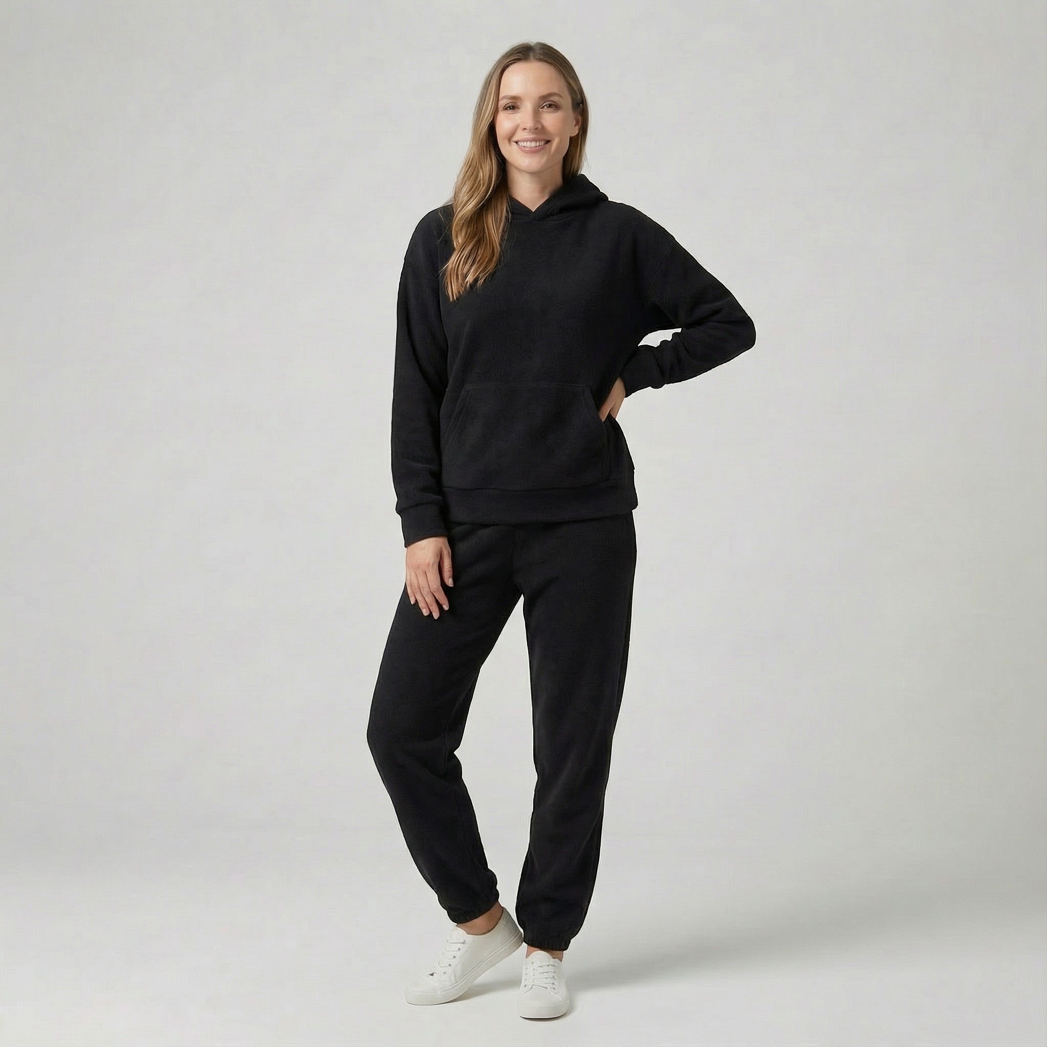 Havholm | Dame Afslappet Bomuldssæt med Hætte