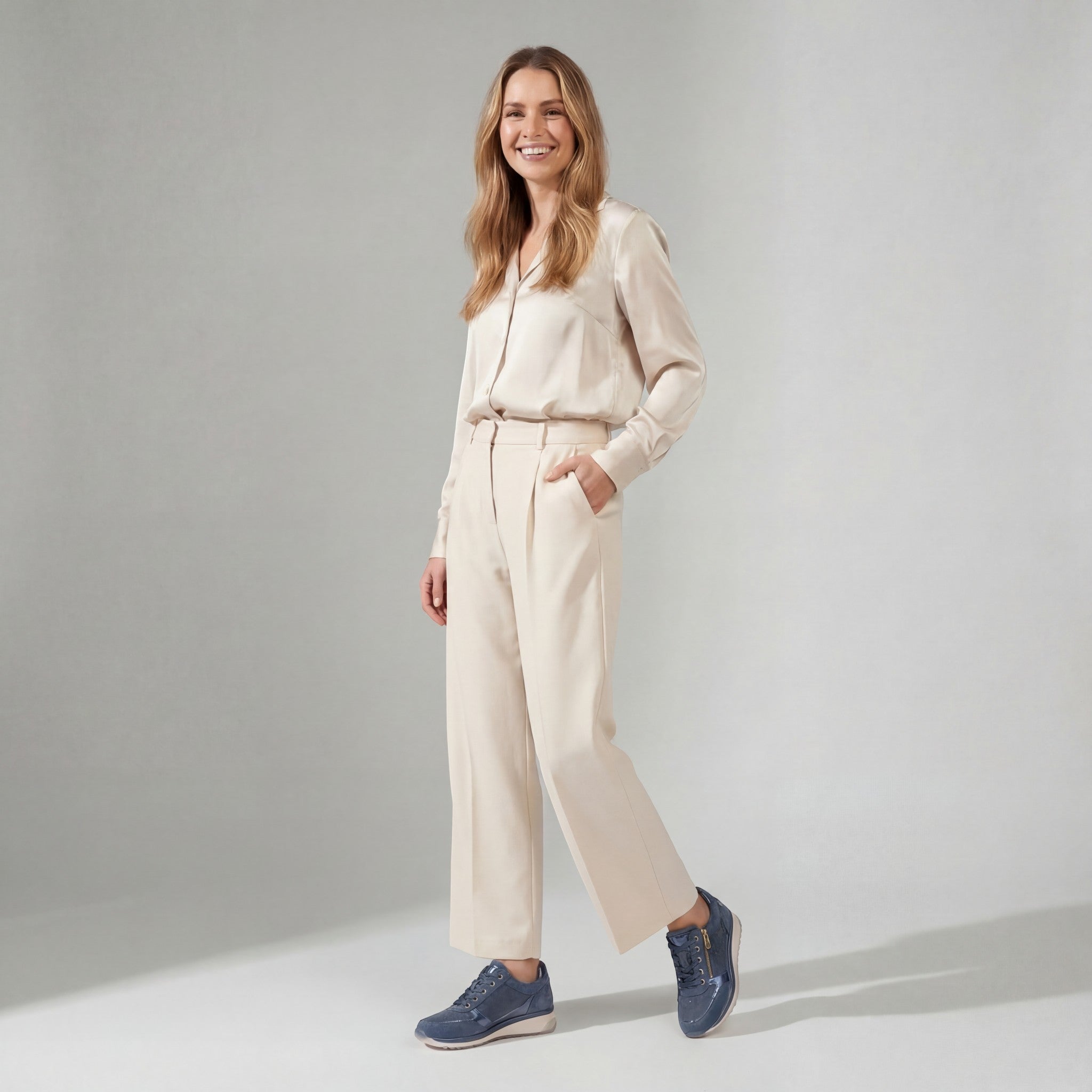 Havholm | Dame Læder Platform Sneakers