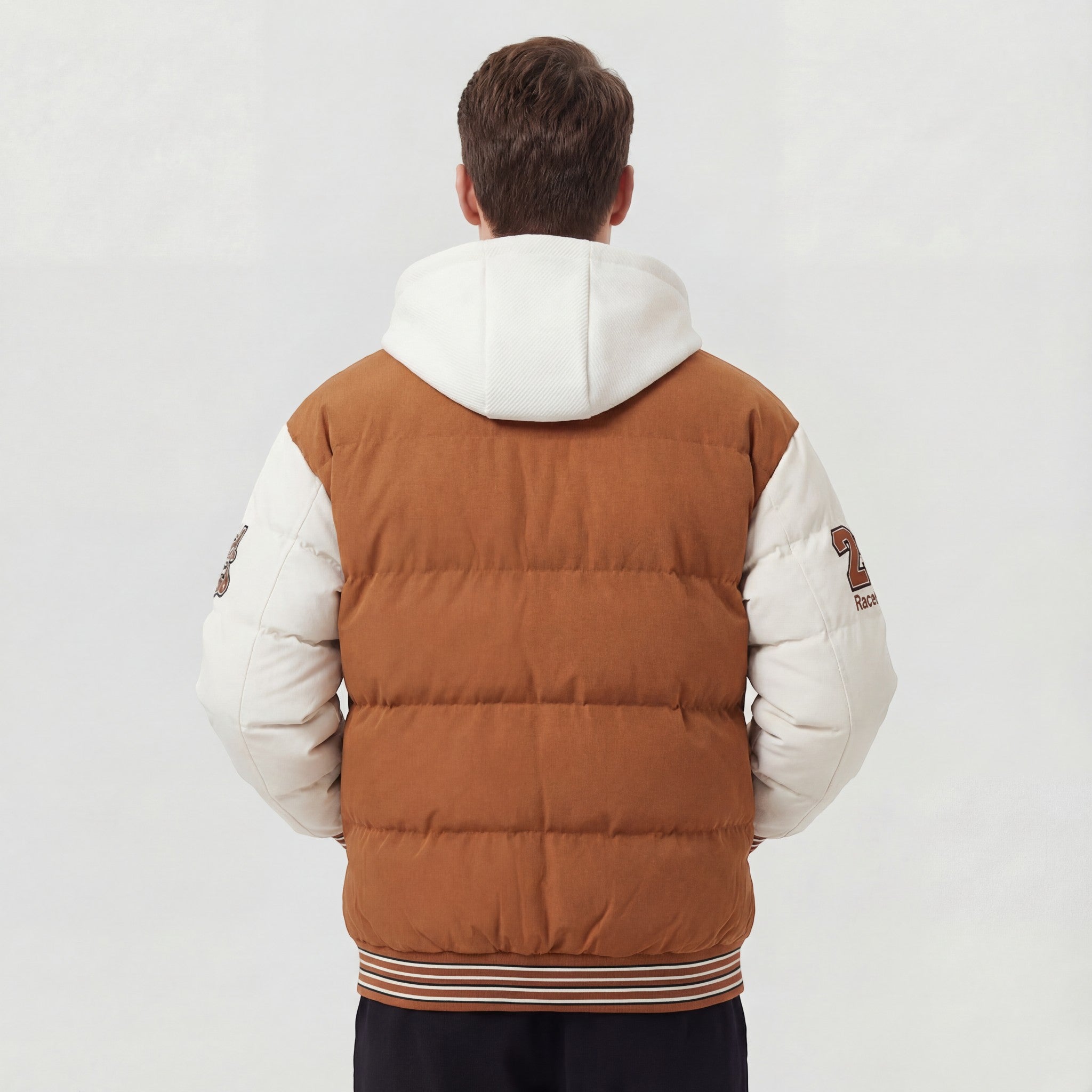 Havholm | Vinter Polstret Pufferjakke med Hætte til Mænd