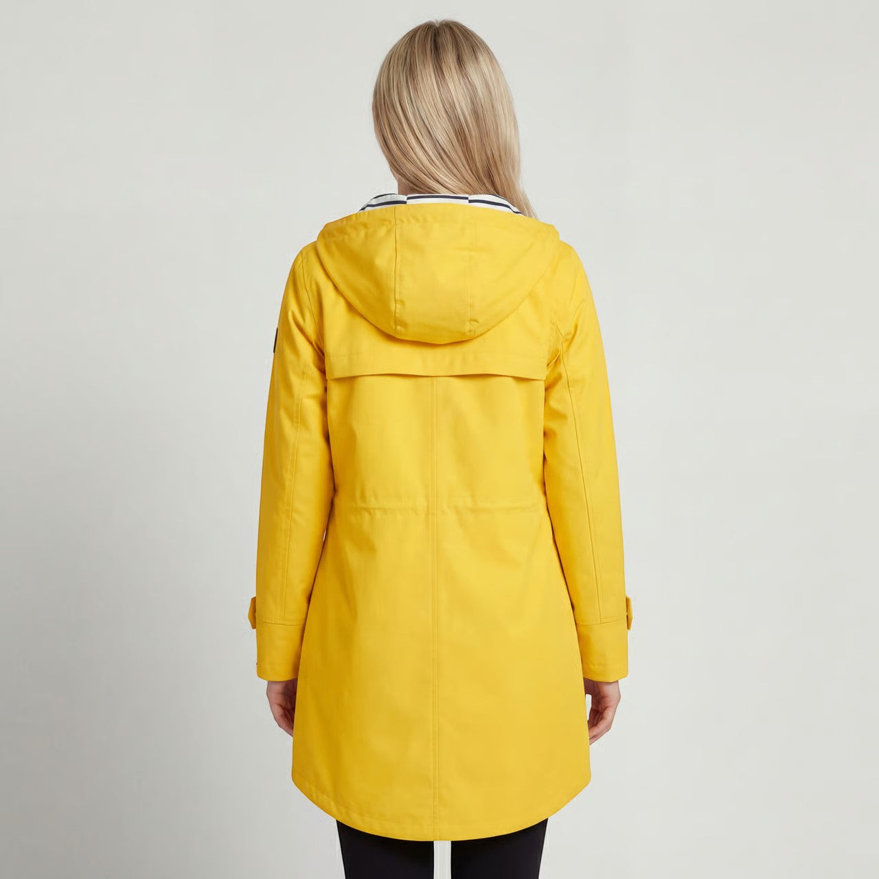 Havholm | Vævet vandtæt regnjakke med hætte til kvinder