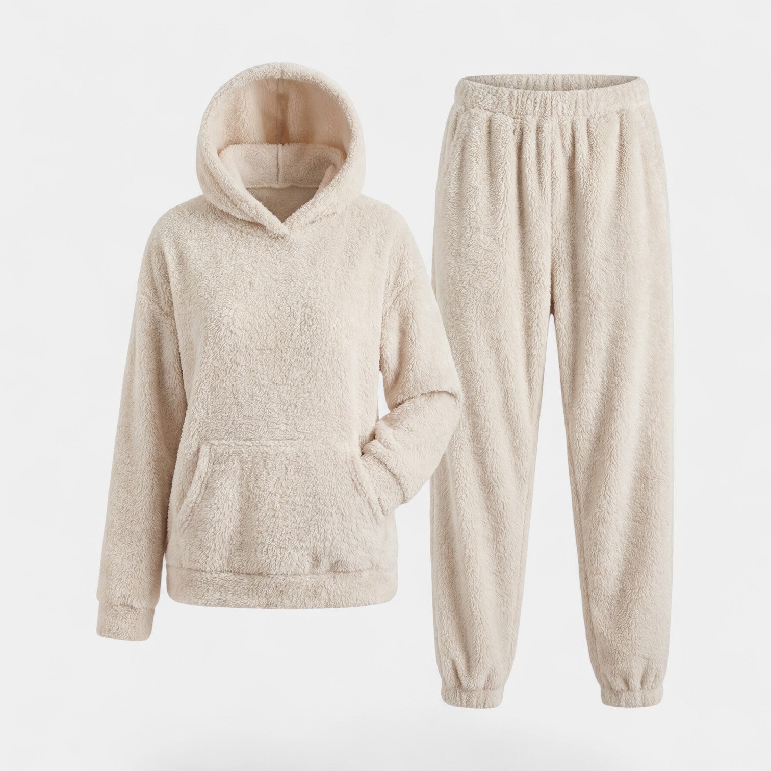 Havholm | Blødt loungesæt med hætte og bukser med elastisk talje til kvinder