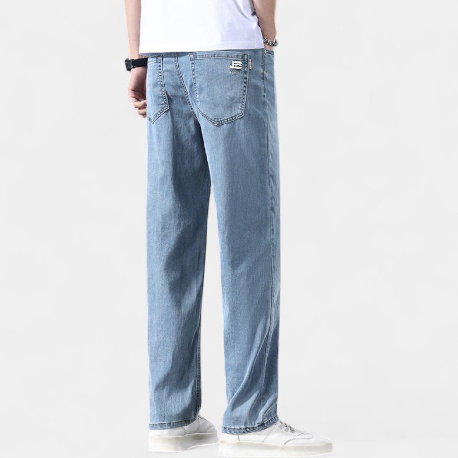 Havholm | Herre Jeans i Bomuldsdenim med Lige Ben