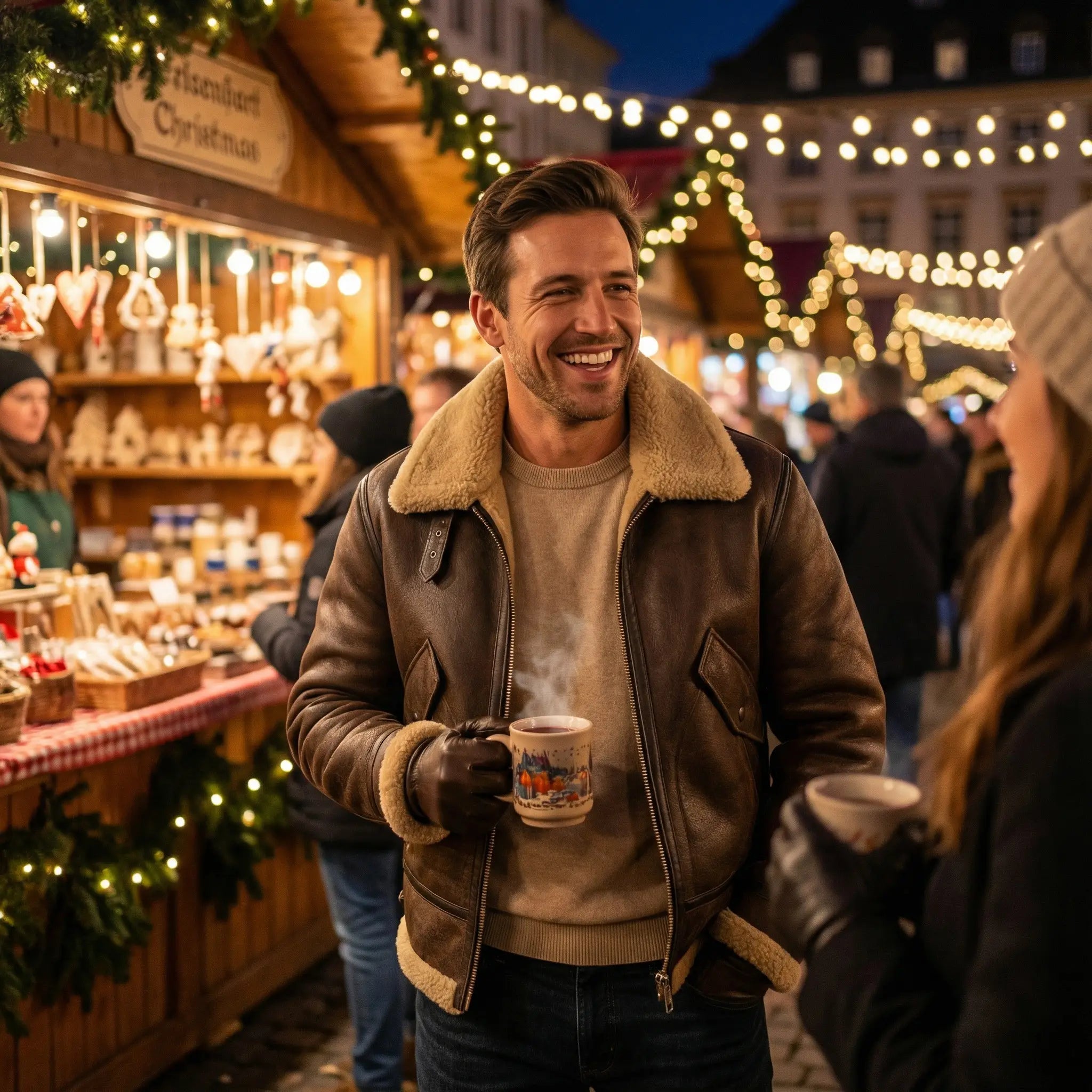 Havholm | Herrejakke i Lammeuld med Fleeceforing