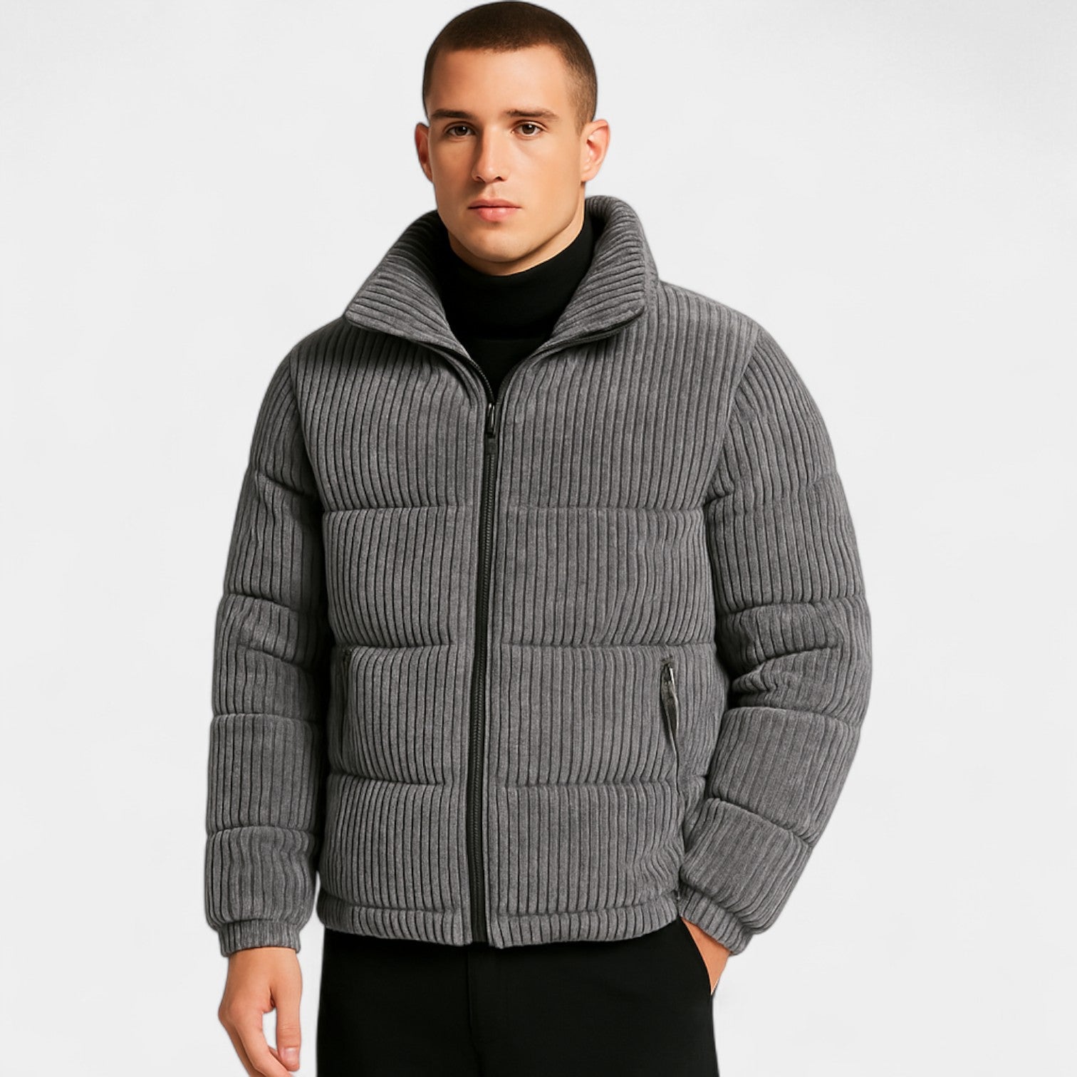 Havholm | Quiltet fløjlsjakke til herrer