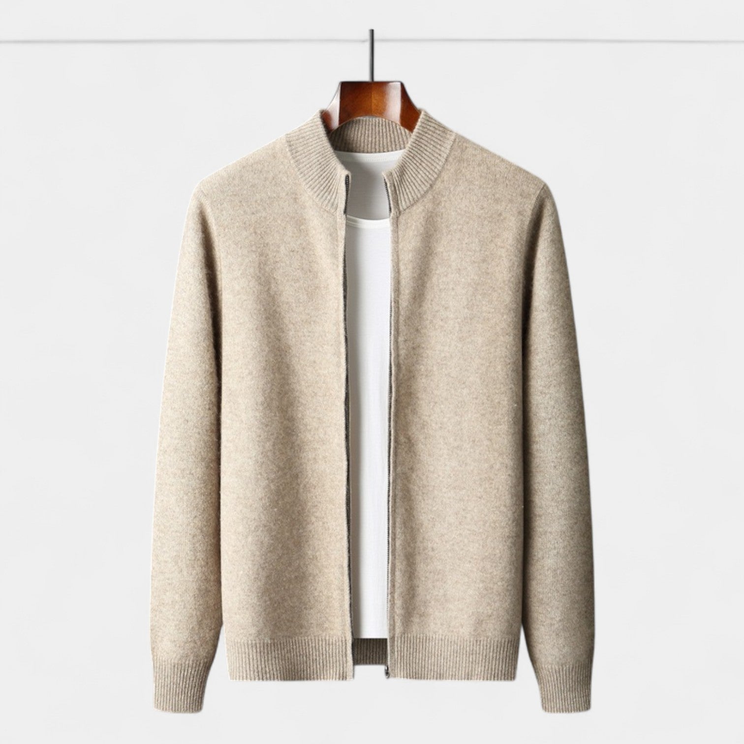 Havholm | Herre Cashmere Strikket Cardigan- og Bukse­sæt