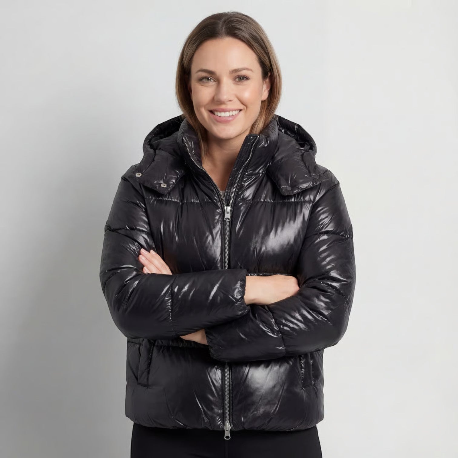 Havholm | Hættet jakke med bomuldsvattering til kvinder