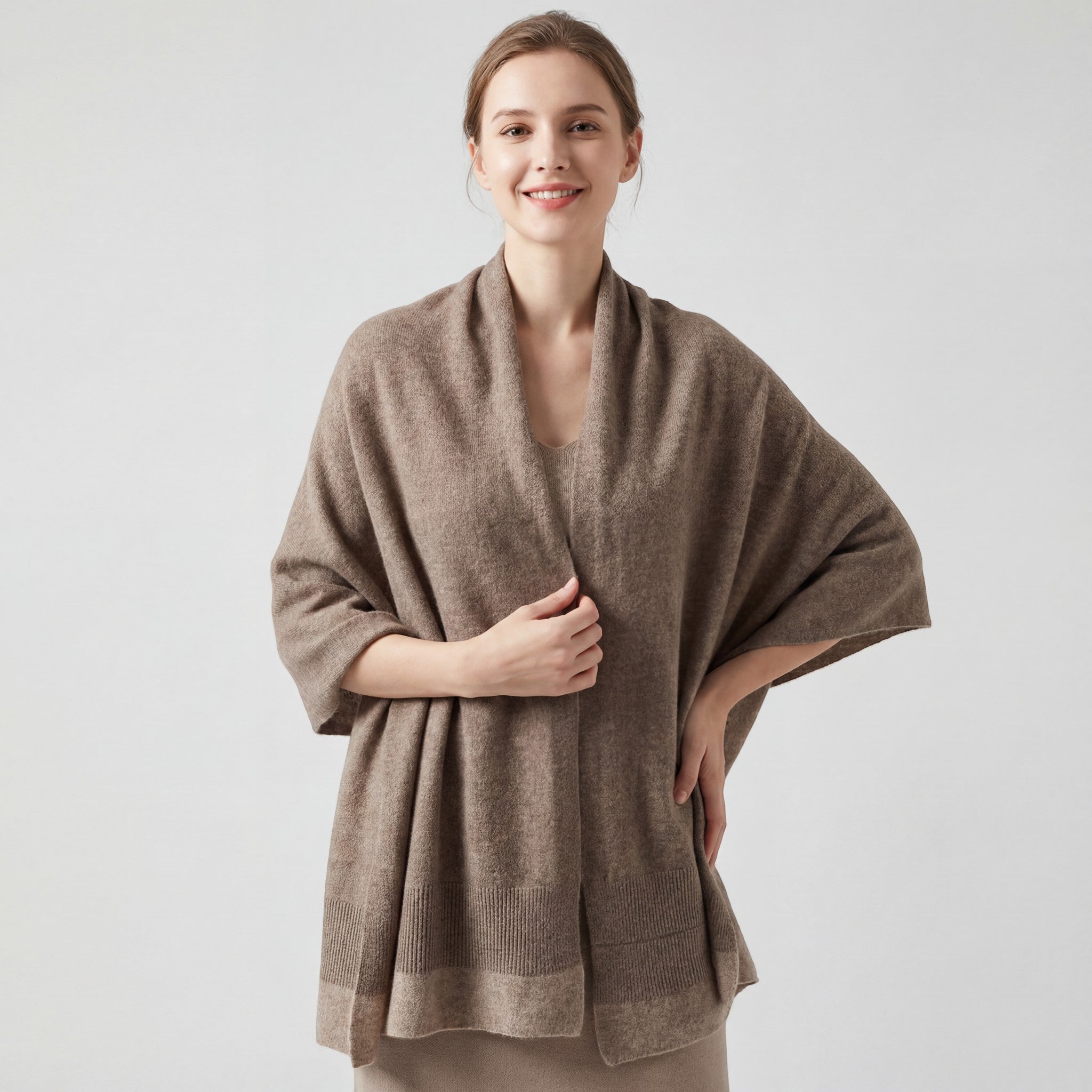 Havholm | Strikket Sjals-Tørklæde i Kashmir til Kvinder