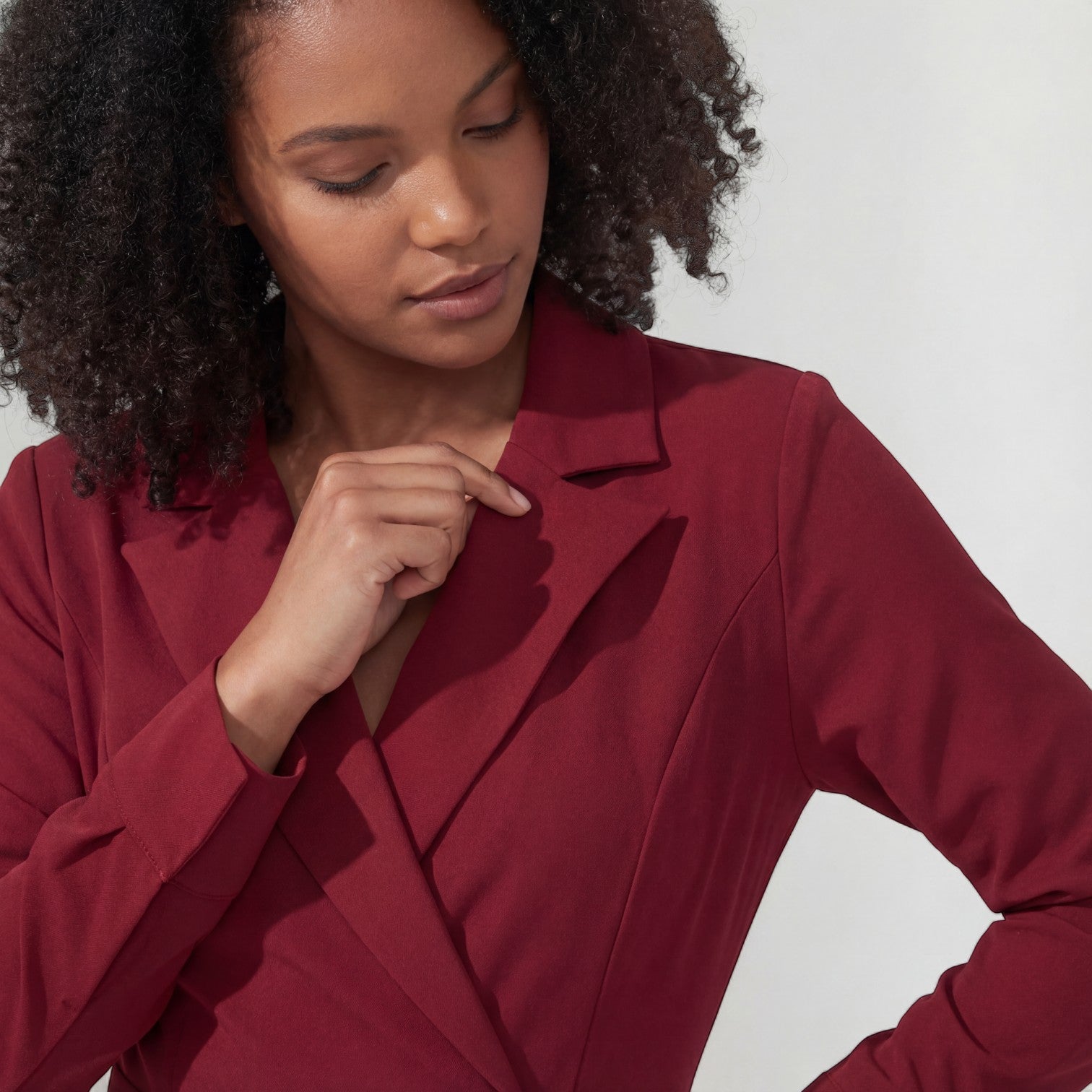 Havholm | Vævet skræddersyet jumpsuit med brede ben til kvinder