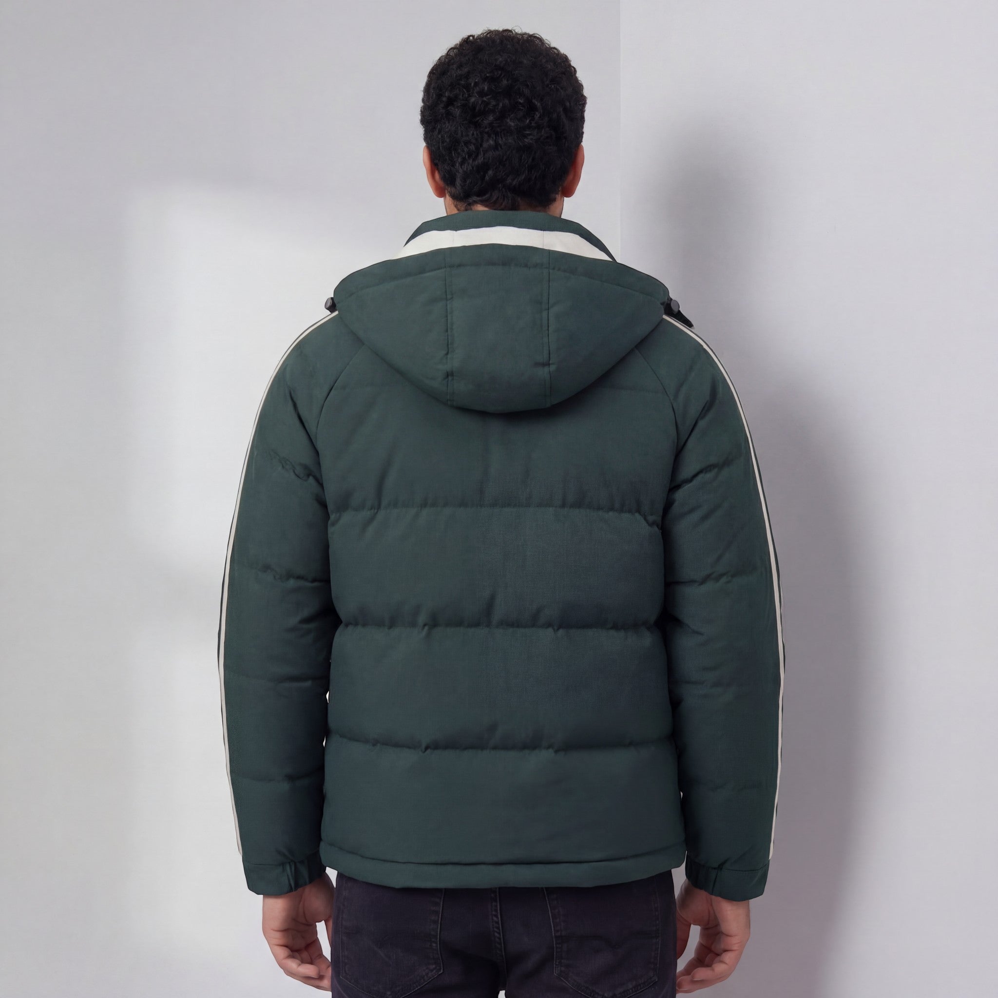 Havholm | Glat Polstret Vinterjakke til Mænd