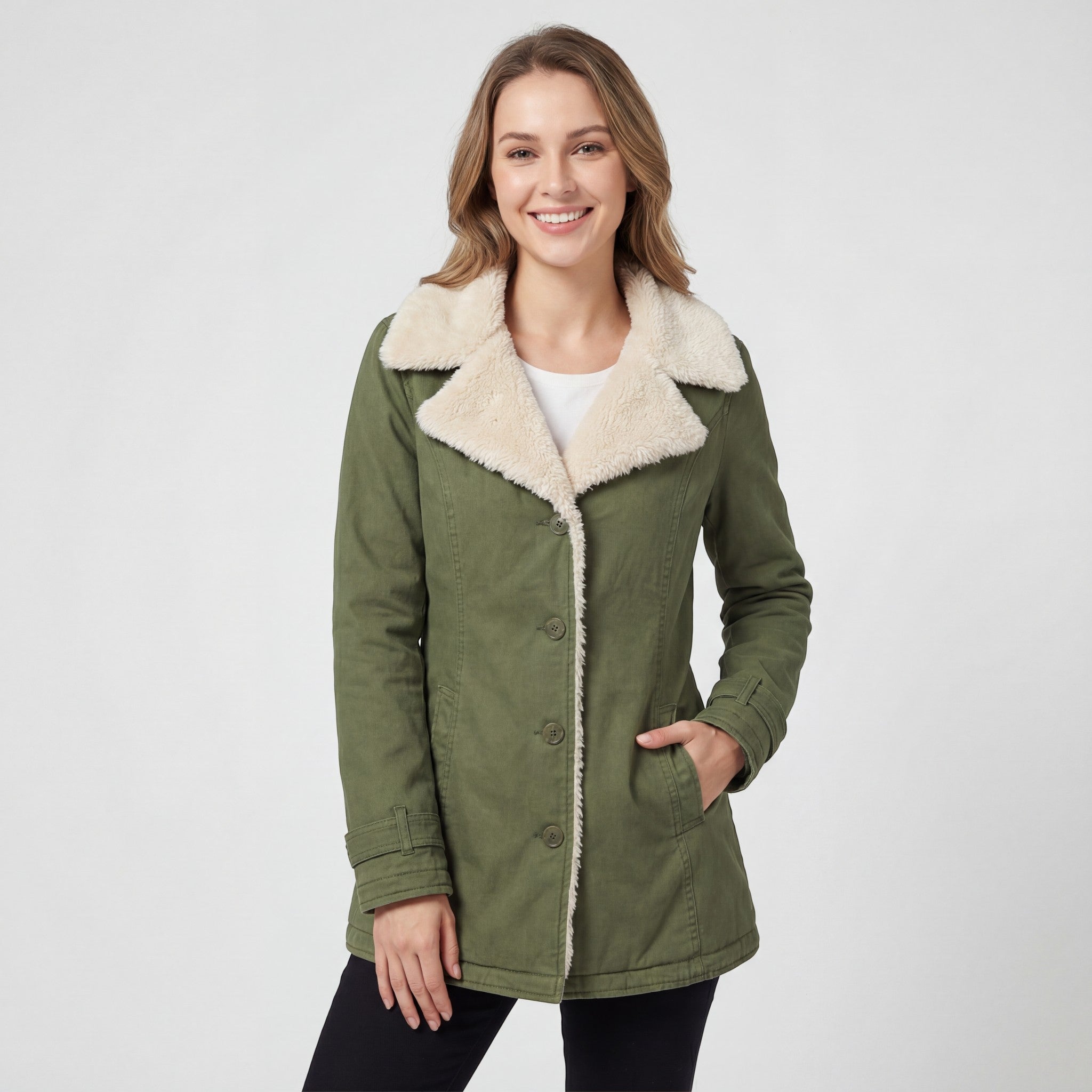 Havholm | Blød plush-jakke til kvinder