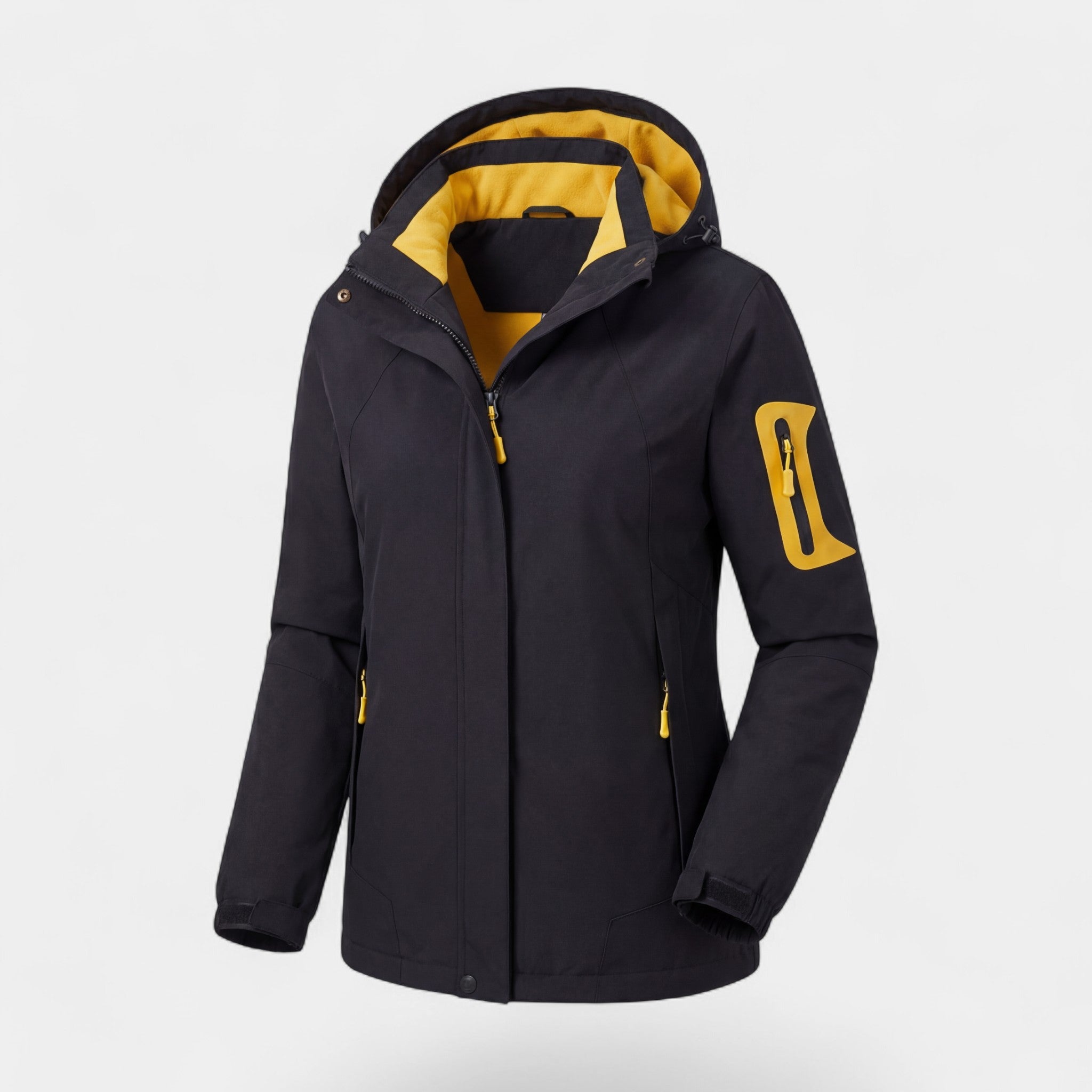 Havholm | Vandtæt og Vindtæt 3-i-1 Jakke med Hætte og Fleecefor til Kvinder