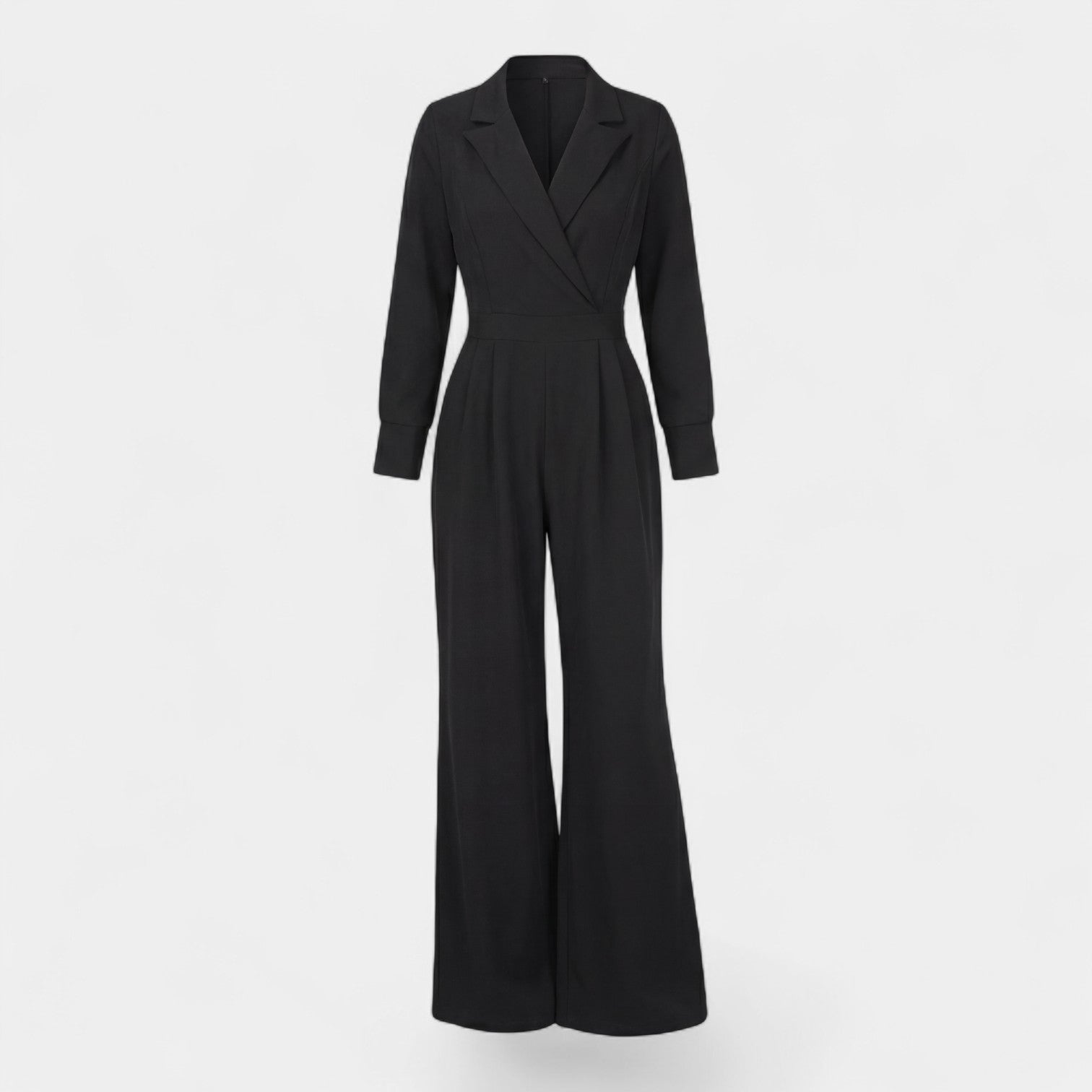 Havholm | Vævet skræddersyet jumpsuit med brede ben til kvinder